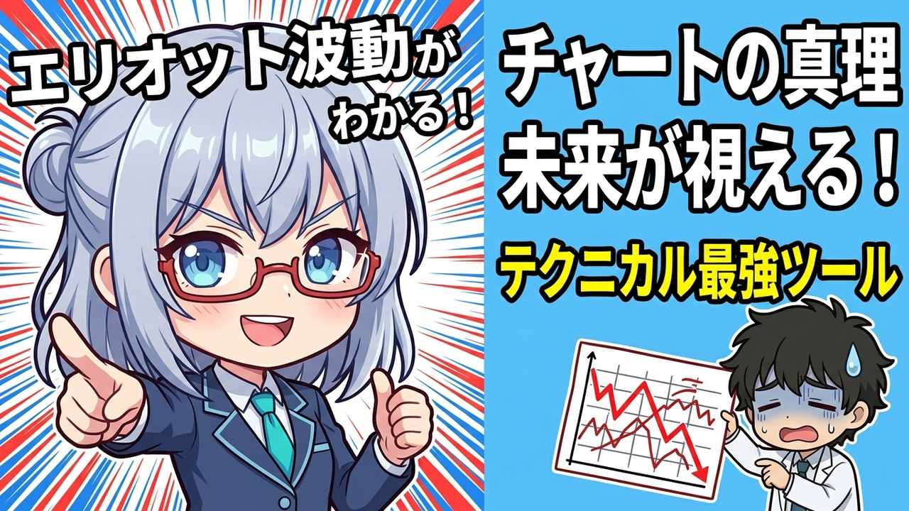 なぜ相場は5回上がって3回下がる？AIと学ぶエリオット波動の基本