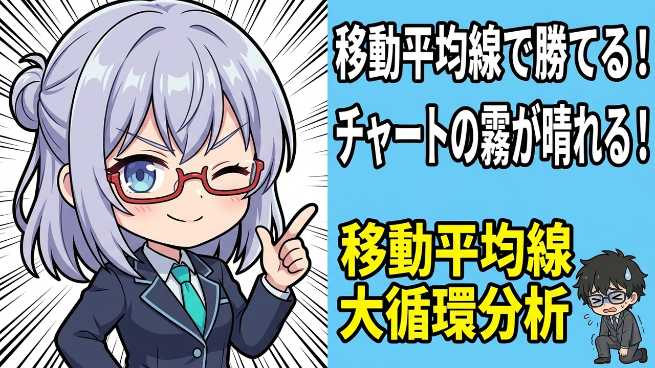 47歳投資初心者、小次郎講師の『移動平均線大循環分析』でチャートの霧が晴れた話