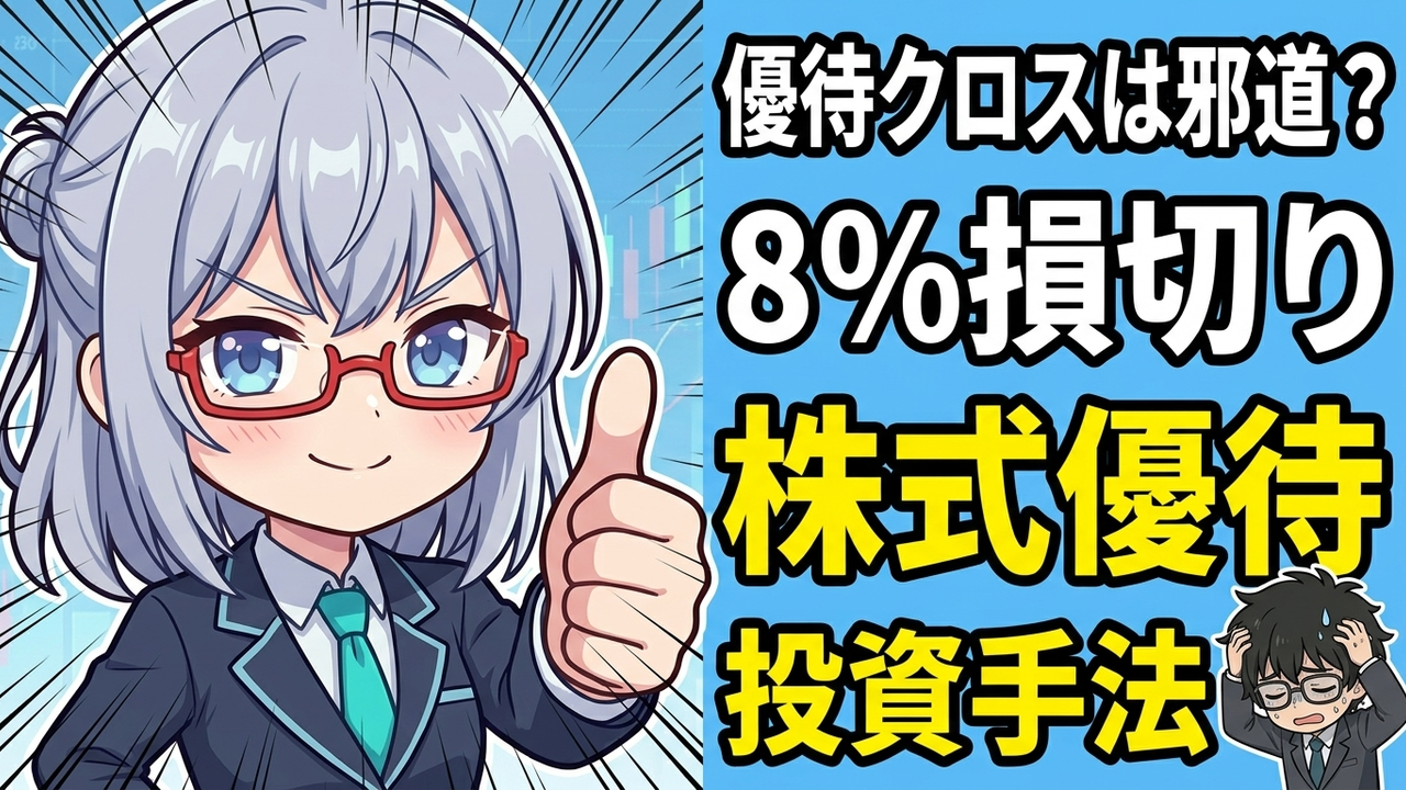 優待クロスはなぜ邪道？効率投資vs本質投資でJさんが悩んだ話