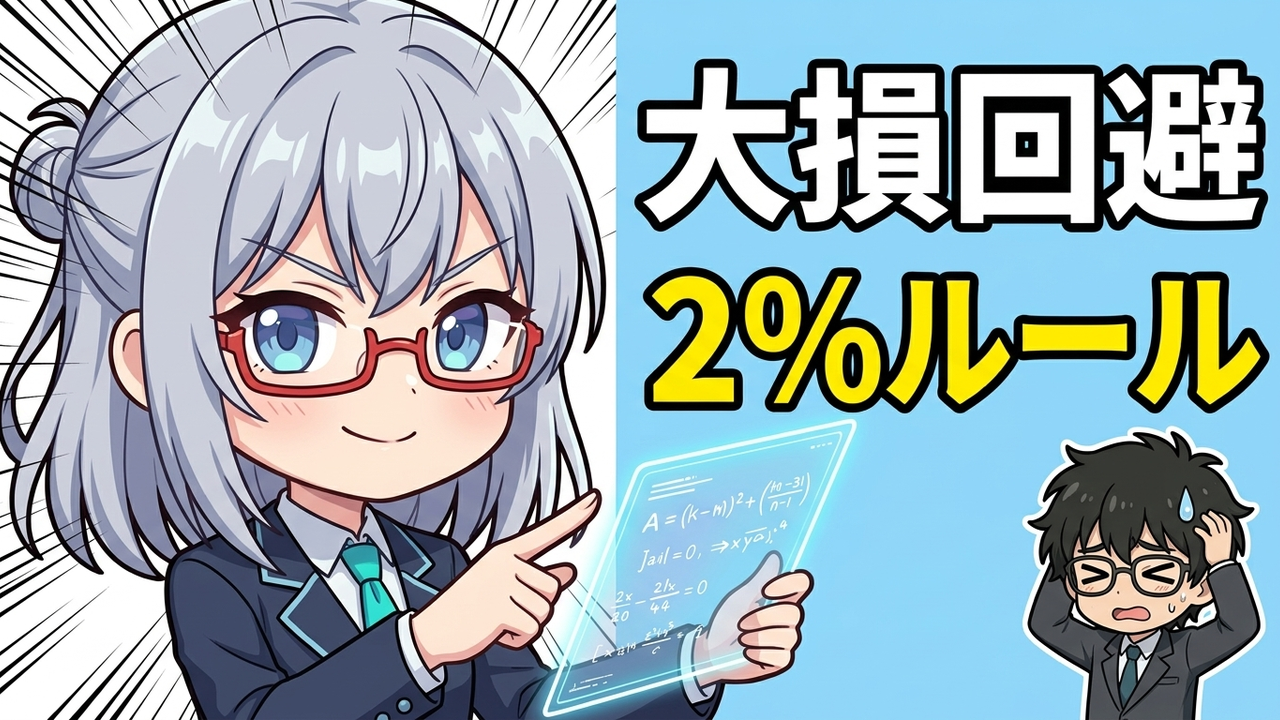 なぜあなたの損切りは遅れるのか？プロが徹底する『2%ルール』をExcelで自動化してみた