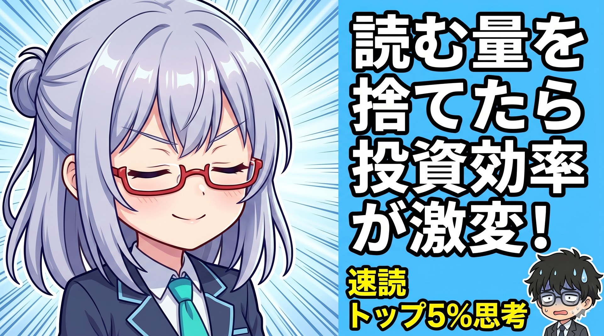 投資効率が激変！トップ5%社員が教える『捨てて稼ぐ』超速読書法