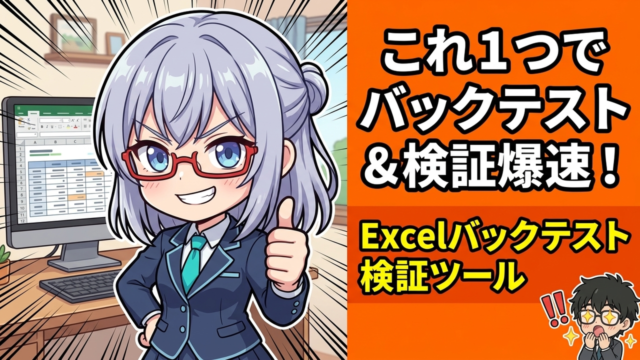 【ツール実践】TradingView × ExcelをAI投資マシンに改造する。VBAでテクニカル指標10年分を1クリック算出する方法