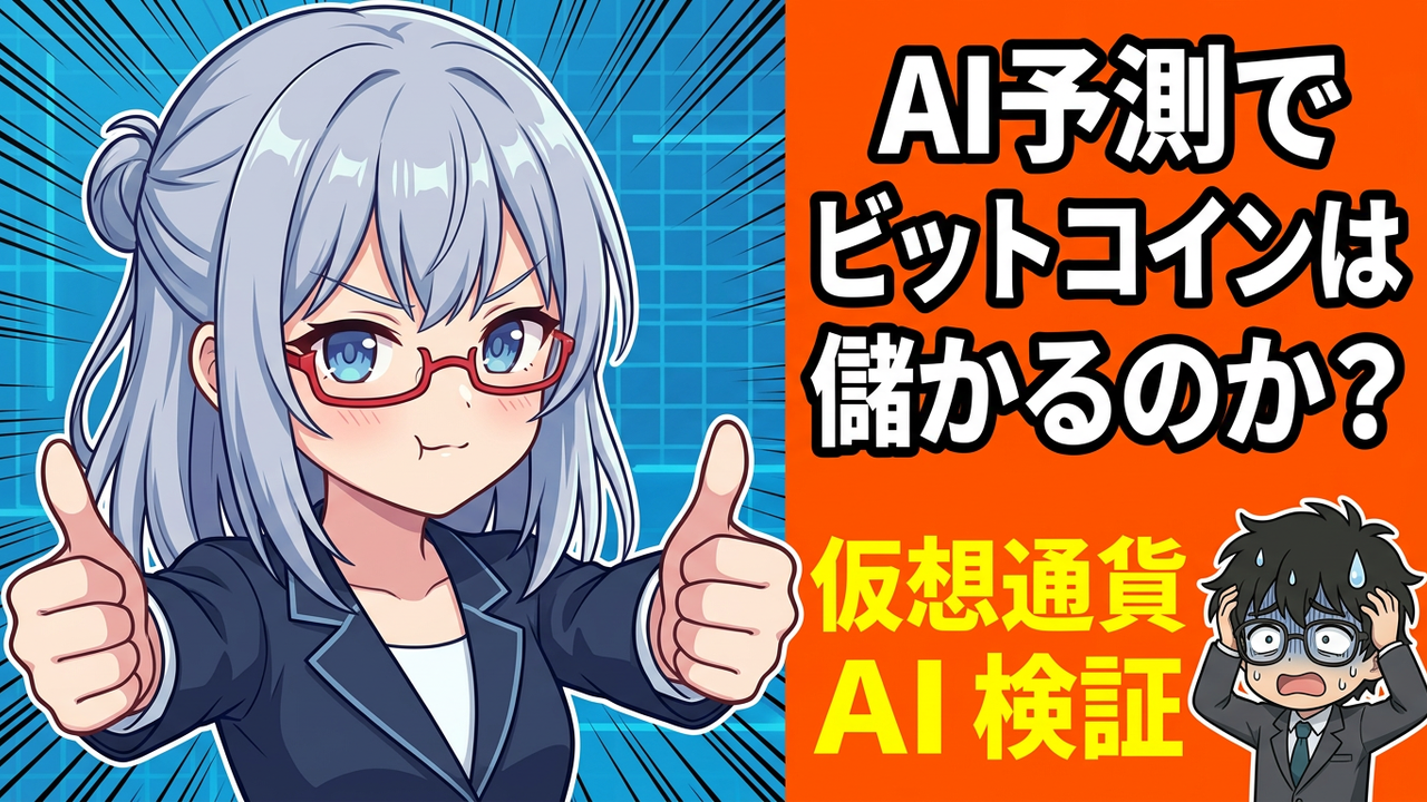 AIでビットコインの価格を予測できるか？47歳元SEが本気で検証してみた結果