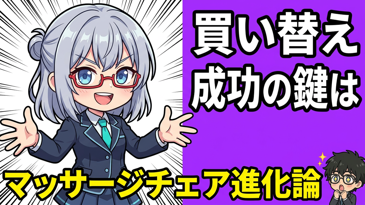 長年使ったマッサージチェアの買い替えを本気で検討してみた！47歳元SEが新旧比較した結果