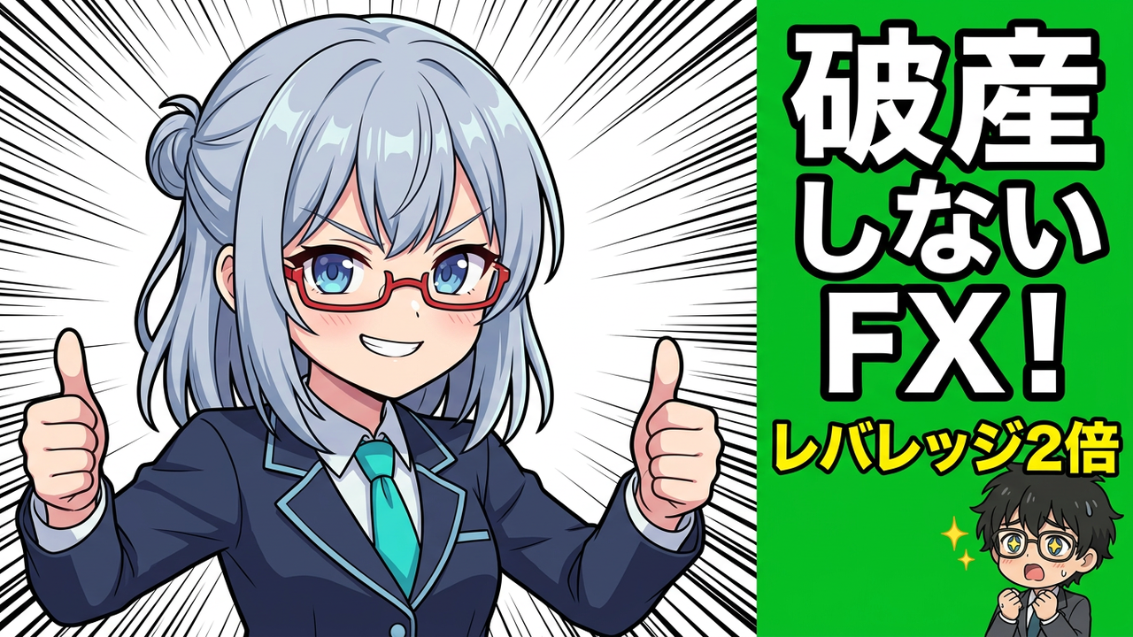 FXのレバレッジ入門｜2倍から始める「破産しない」リスク管理をAIと計算する
