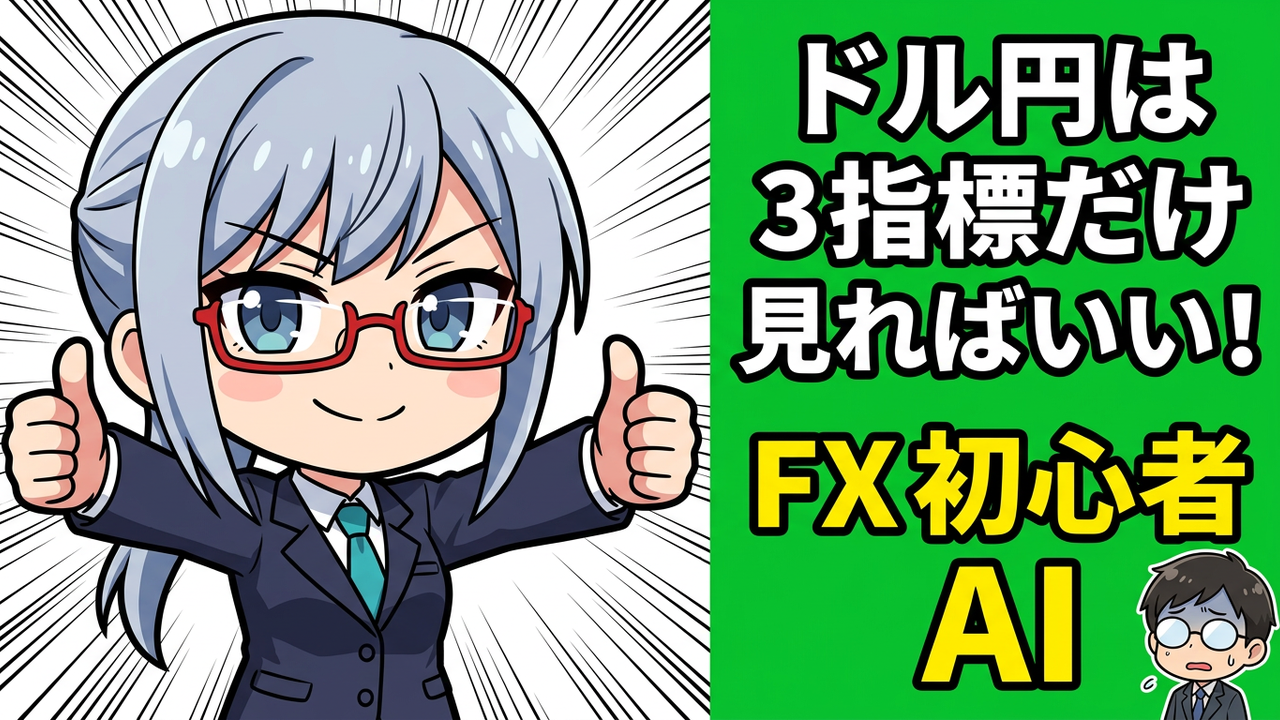 ドル円相場は「3つの指標」だけ見ればいい｜政策金利・CPI・雇用統計の読み方をAIと学ぶ
