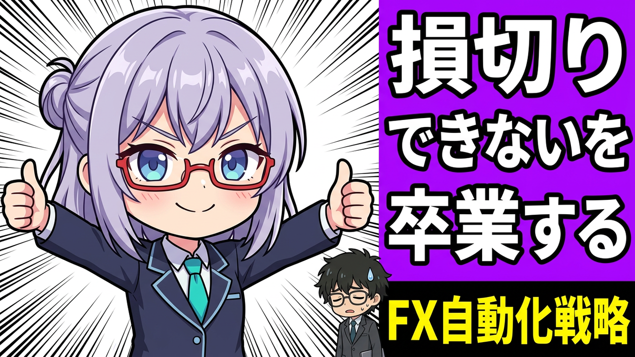 FXの損切りルール｜「-2%で切る」を守れない心理と逆指値で自動化する方法