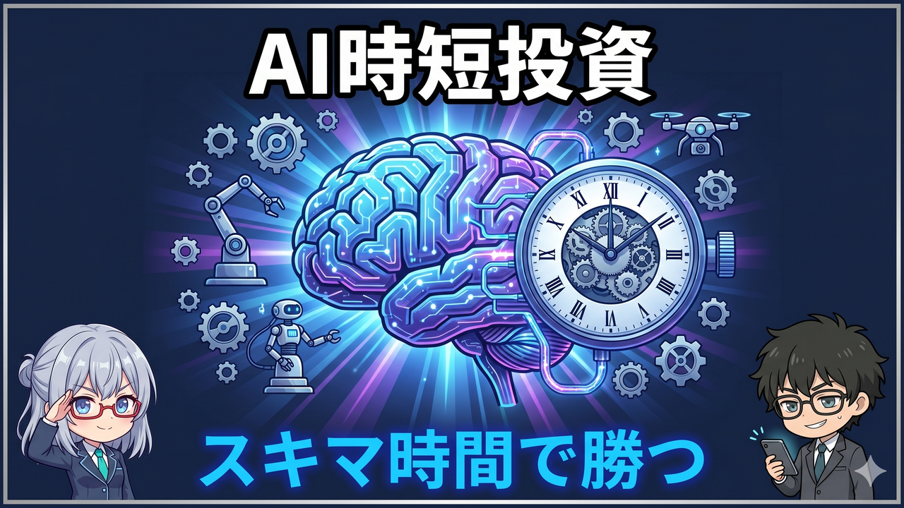 AI時短投資完全ガイド｜47歳がスキマ時間で資産を増やす習慣と仕組み
