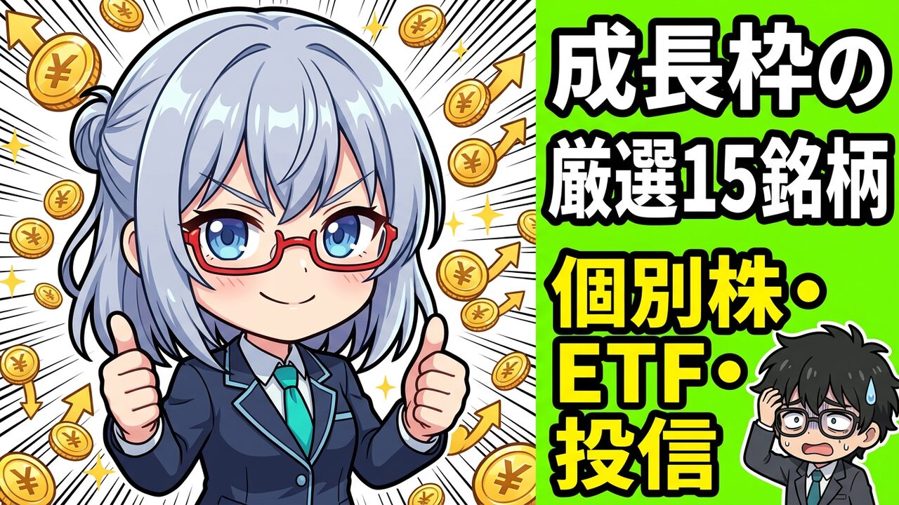 成長投資枠おすすめ銘柄｜個別株・ETF・投信の使い分けと2026年厳選15銘柄