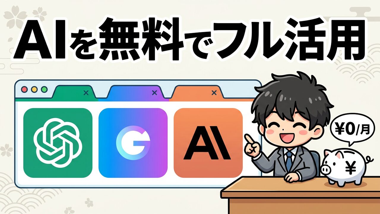 AIを無料でフル活用